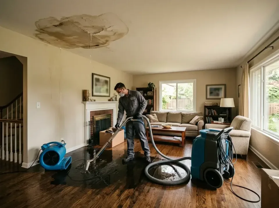 attic-pipe-burst-ceiling-drip-008 — frequently asked questions, Water Damage Restoration & Carpet Care in Linden, NJ